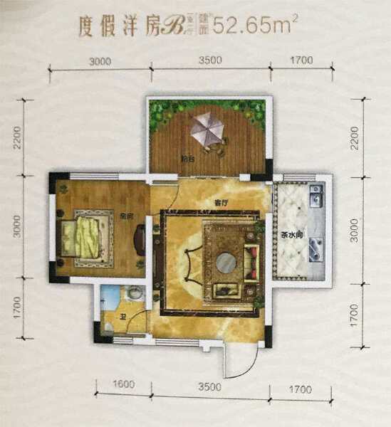 B4度假洋房户型图