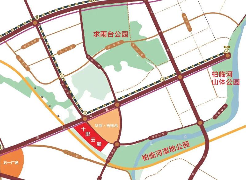 梧桐邑·十里云麓区位图