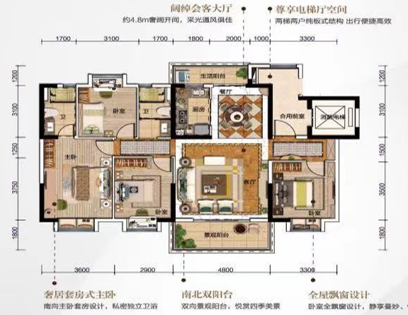 YJ140户型户型图