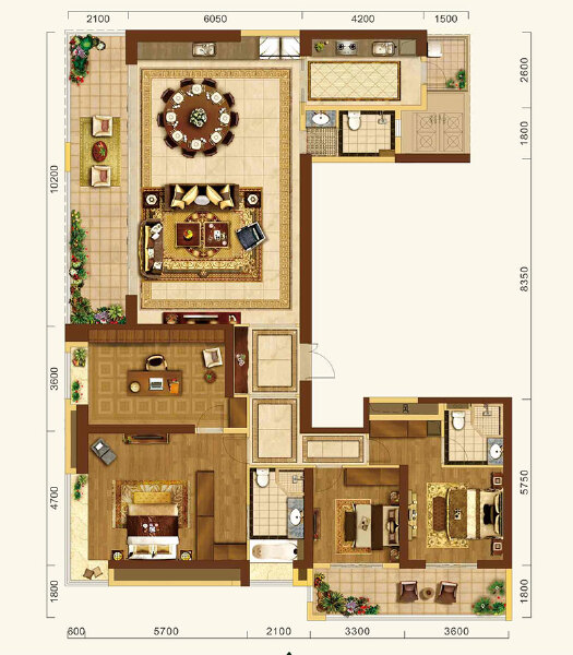 258户型户型图