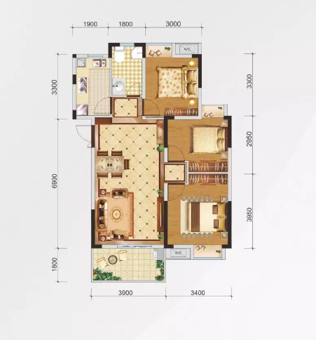 D户型户型图