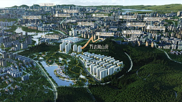 万达·阅山府周边规划示意