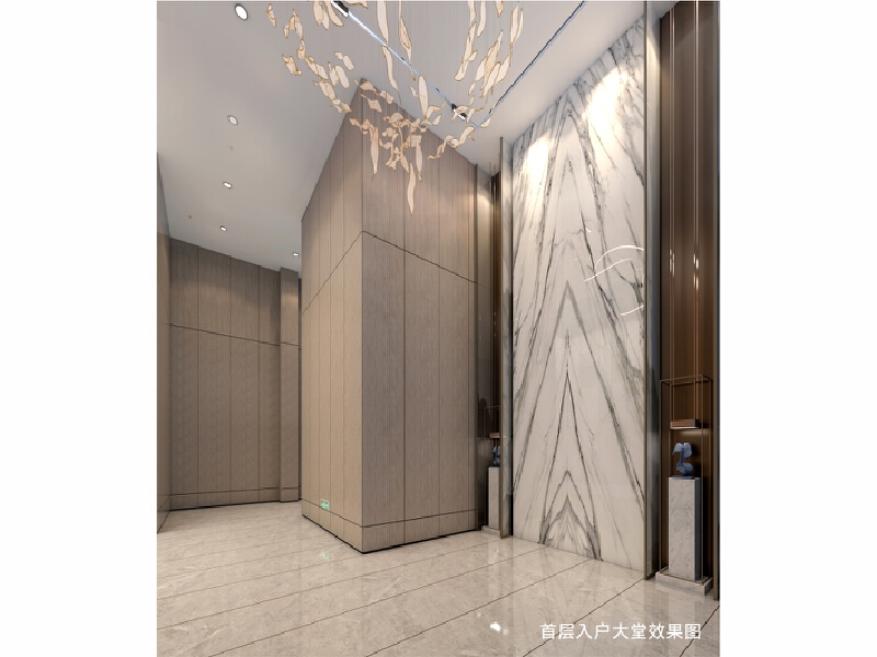 首层入户大堂效果图